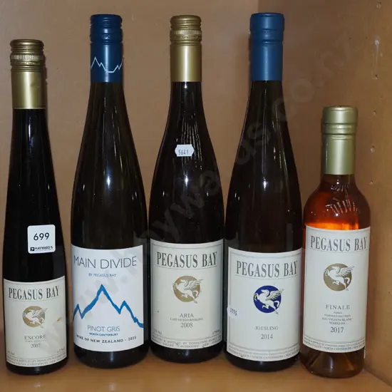 5x bottles of Pegasus Bay wines