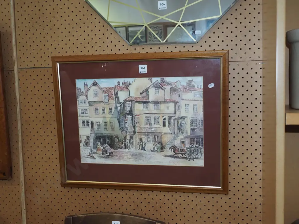 framed print - Edinburgh 1835 Image 1++