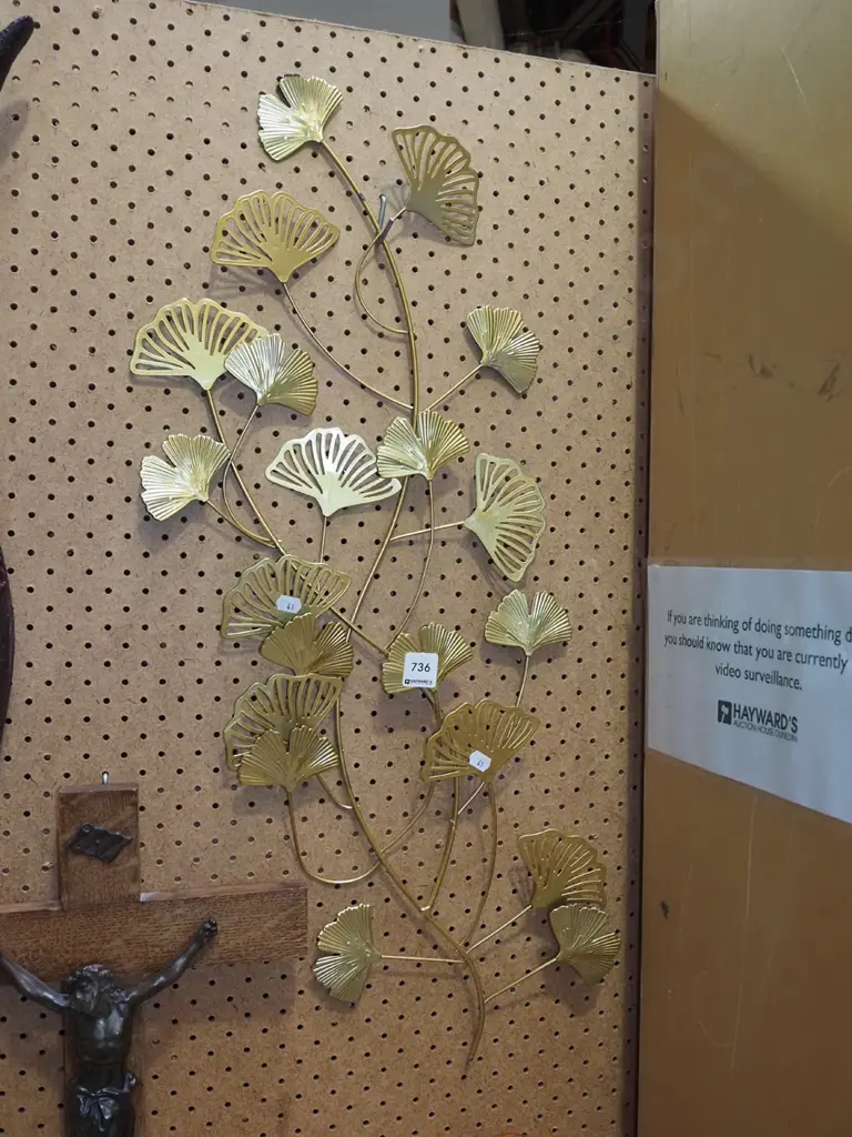 pressed metal wall art - flowers Image 1++