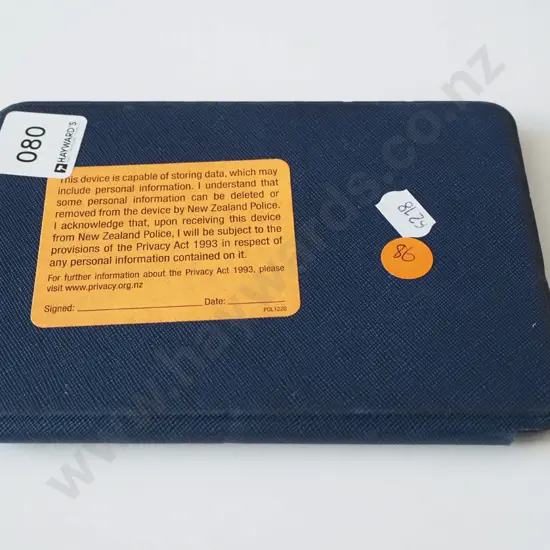 Blue Kindle in case