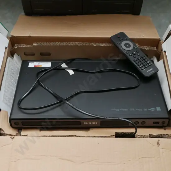 Boxed Phillips DVD player
