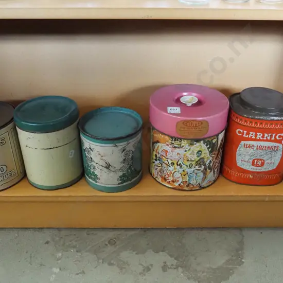 vintage tins
