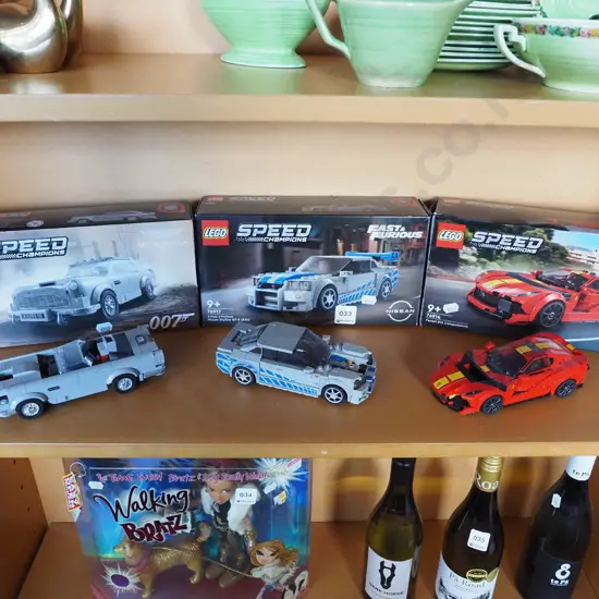 3x Lego car kits