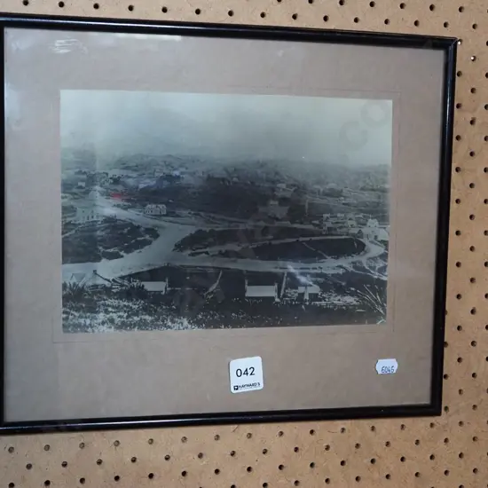 framed photograph - early Dunedin?