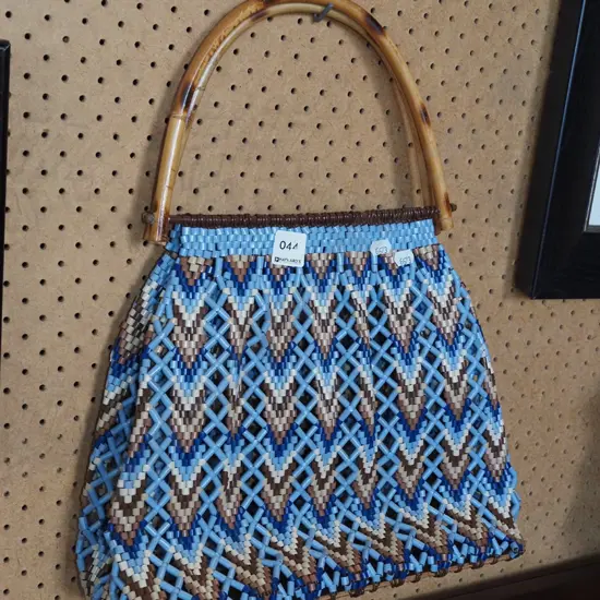 beaded hand bag