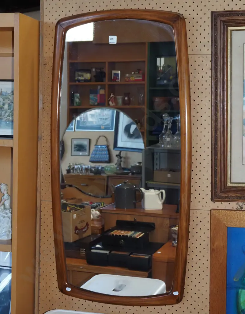 wood framed wall mirror H980 Image 1++