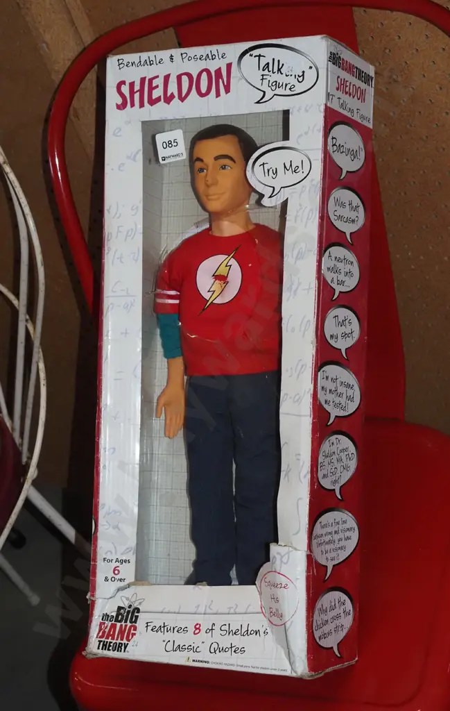 boxed Big Bang Theory Sheldon doll H510 Image 1++