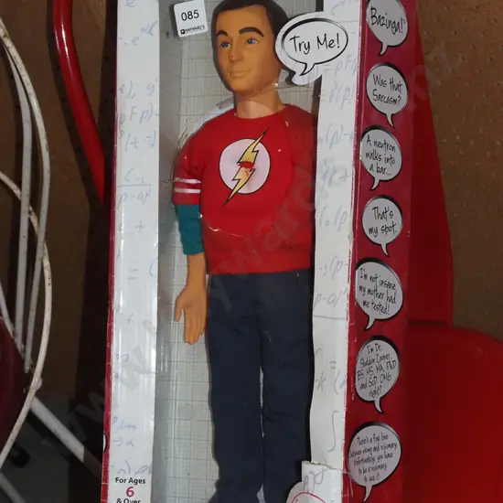 boxed Big Bang Theory Sheldon doll H510