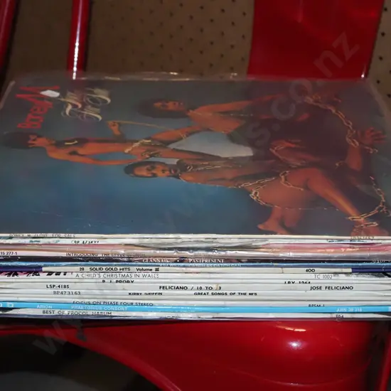 LPs; Boney M, The Byrds etc
