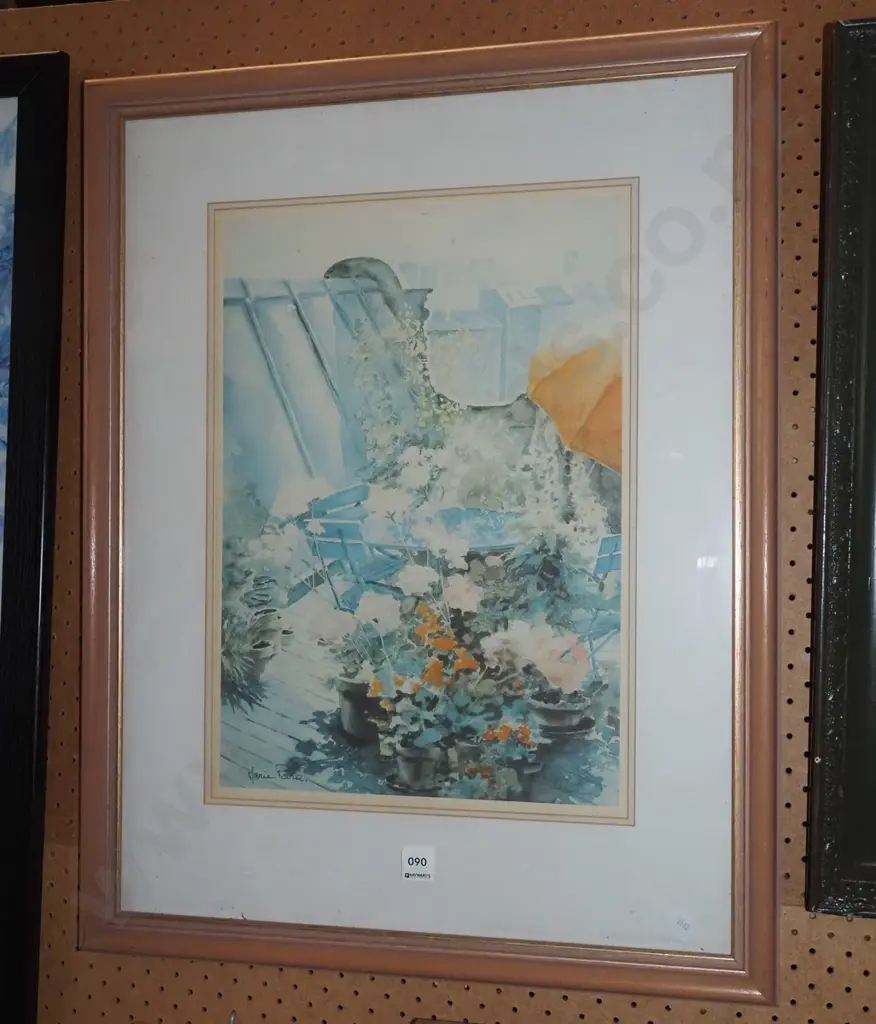 framed print - roof top patio Image 1++