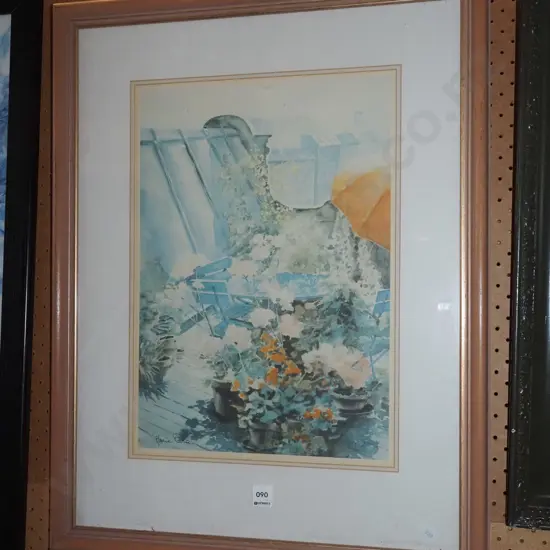 framed print - roof top patio