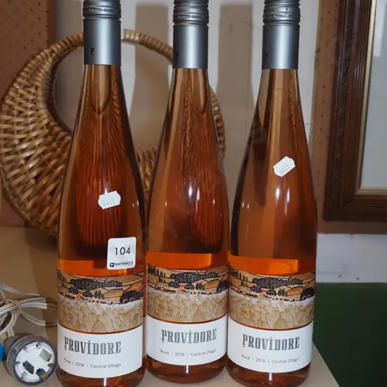 3x bottles of Providore 2018 rose