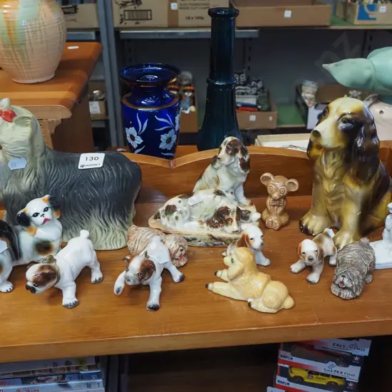 assorted dog figurines Tallest H160