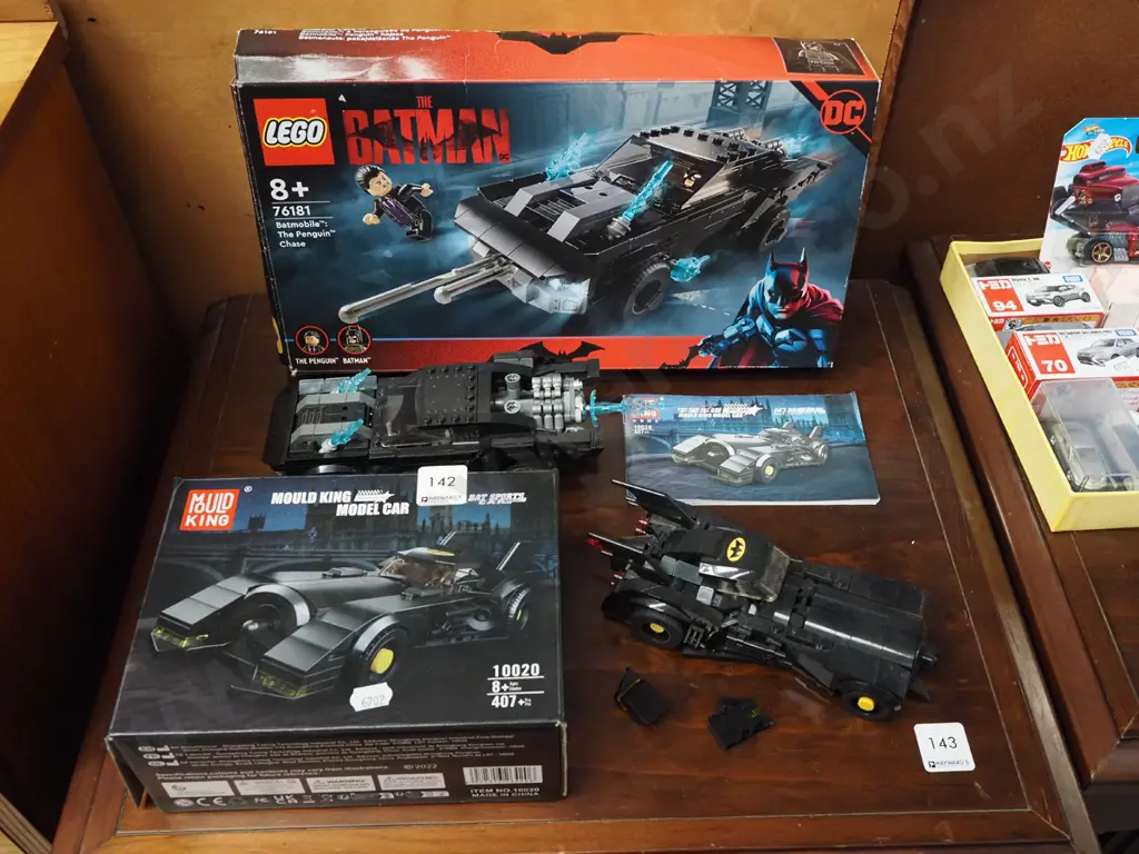 2x assembled Batmobile Lego kit Image 1++