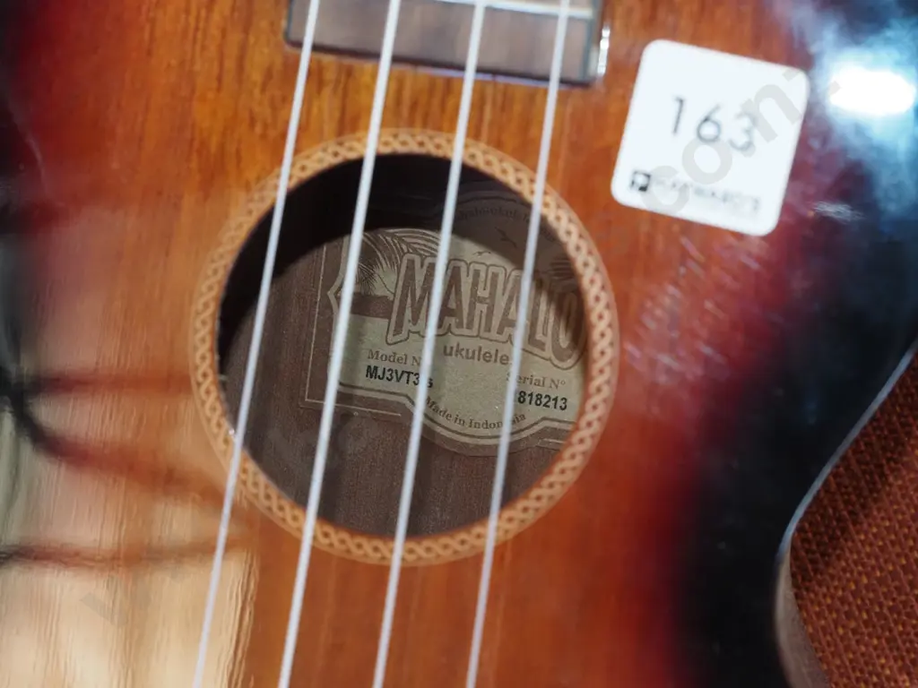 Mahalo plug in large ukelele and soft carry case Image 1++