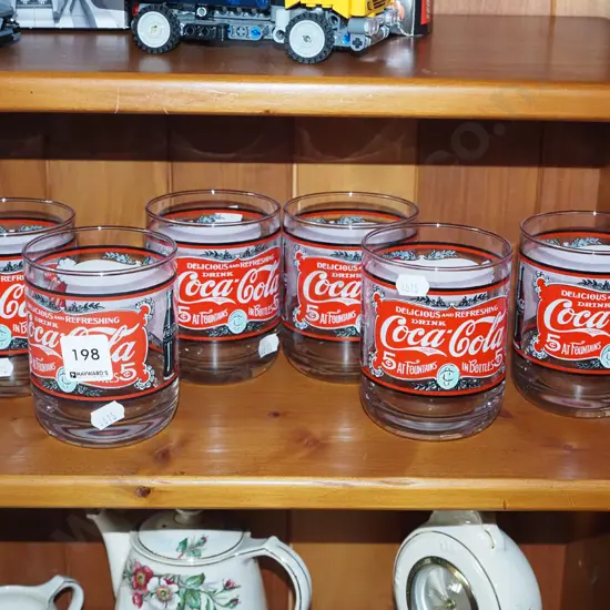 6x Coca Cola tumblers