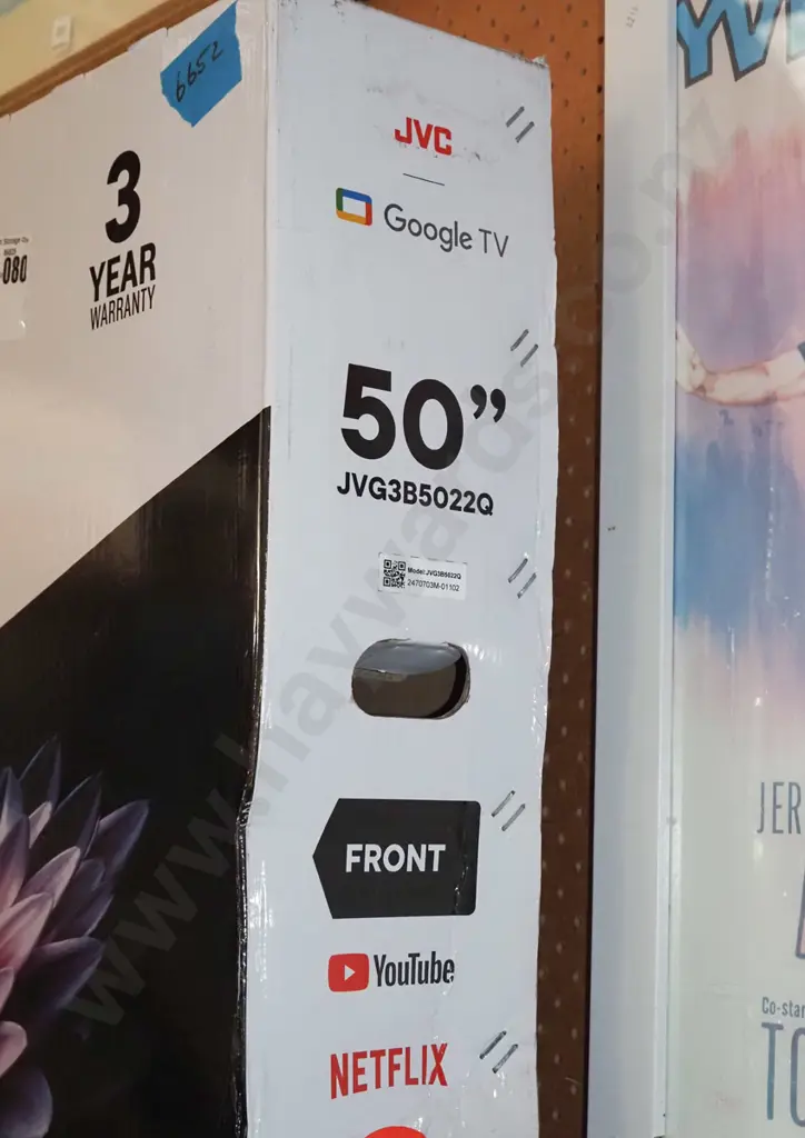 boxed as new JVC 50" 4K QLED TV Image 1++