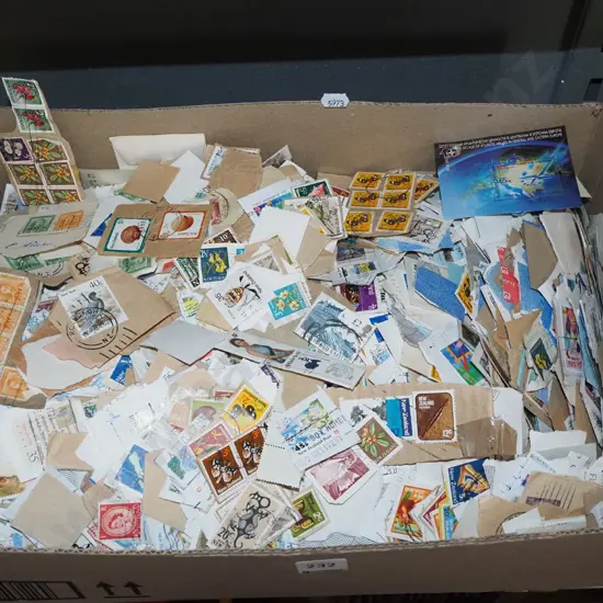 box of stamps
