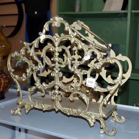 wrought metal magazine rack