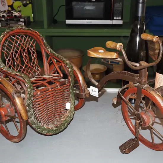 dolls bike and side car