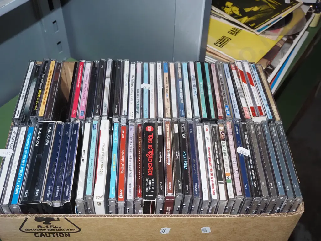 box of DVDs Image 1++