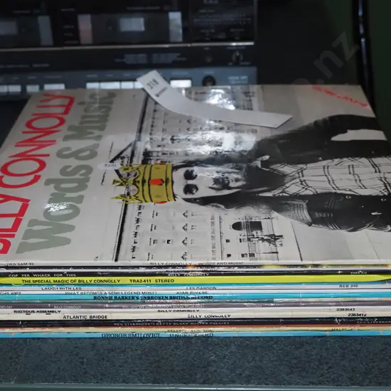 Billy Connelly and other comedy LPs