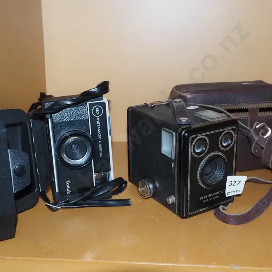 Kodak boxed Browine, Kodak instamatic camera