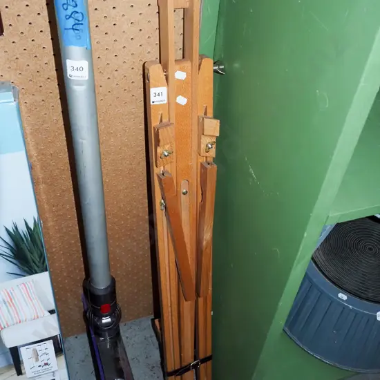 wooden artists easel