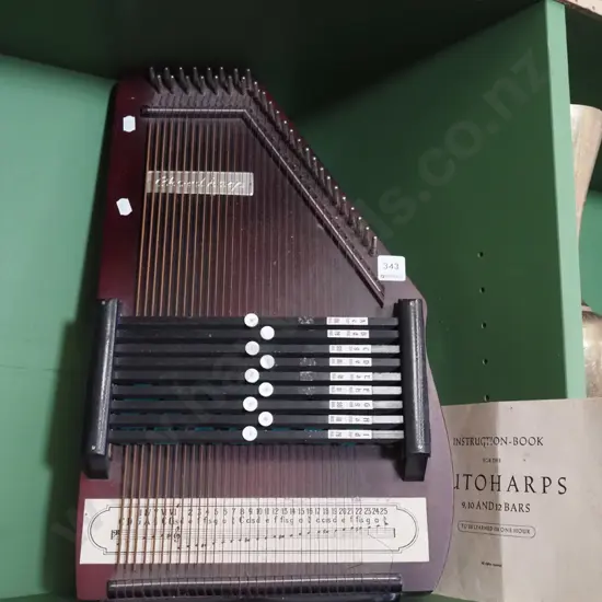 autoharp and instruction book