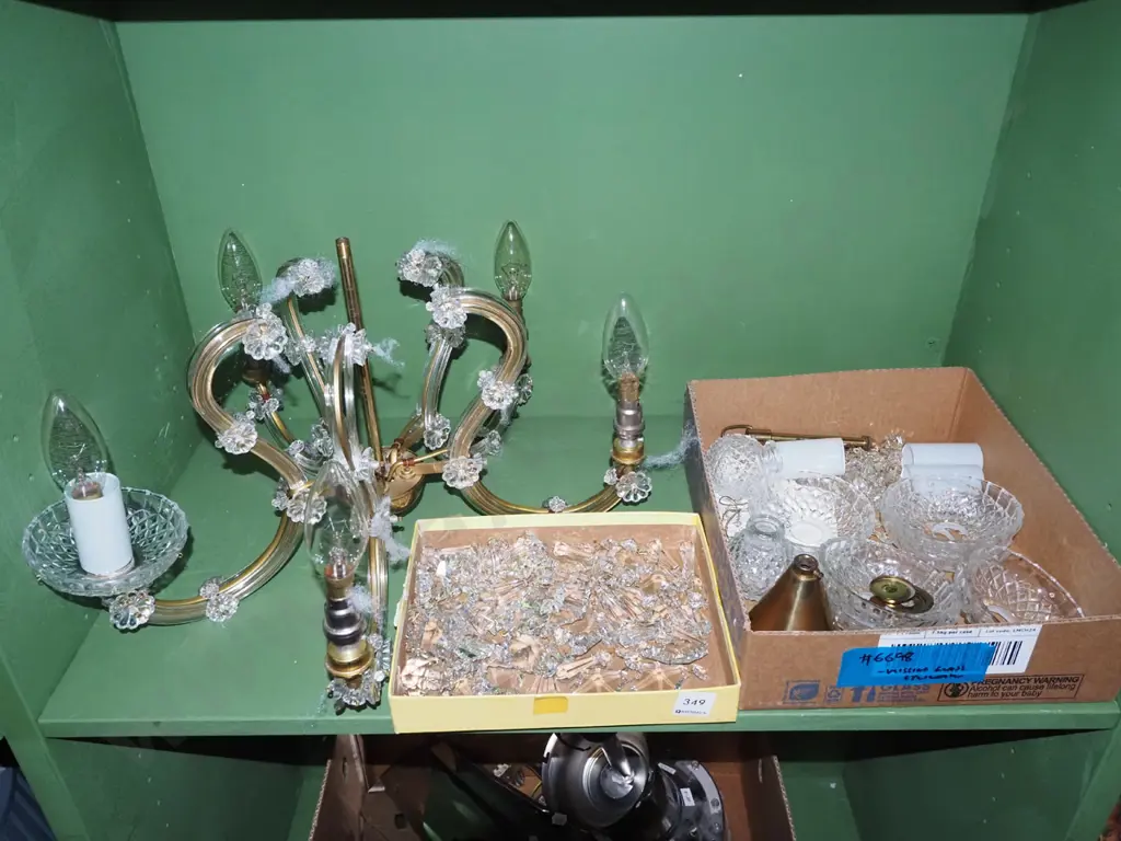 yet to be assembled chandelier -missing parts? Image 1++