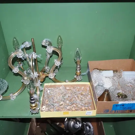 yet to be assembled chandelier -missing parts?