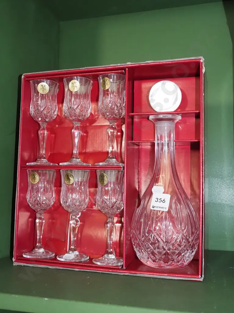 crystal decanter set Image 1++