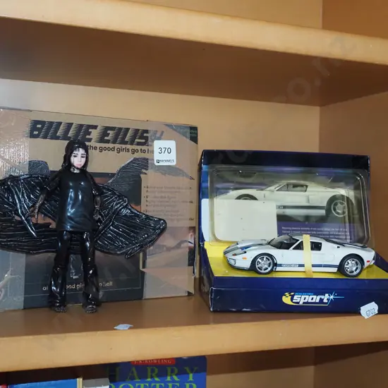 Billy Eilish doll, boxed diecast Ford GT