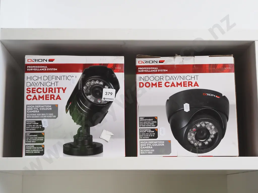 2x boxed security cameras Image 1++