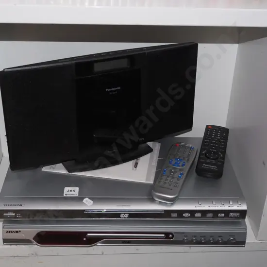 2x DVD players, Panasonic midi system - no remote