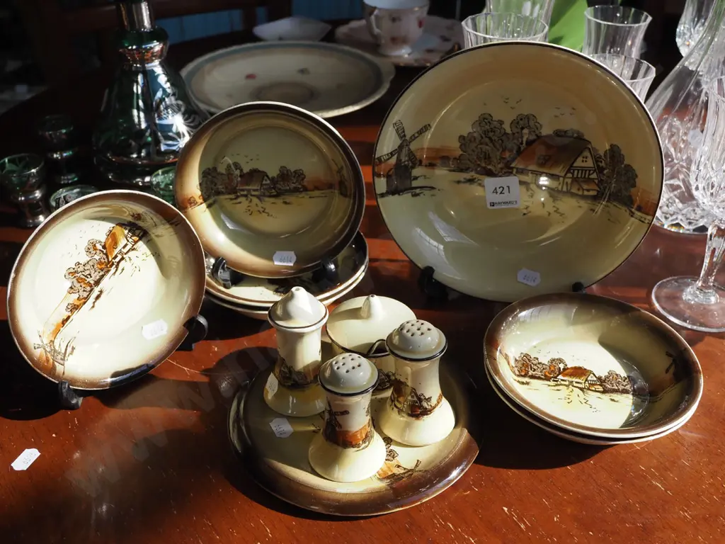 Burselm countryside bowls, plates etc Image 1++