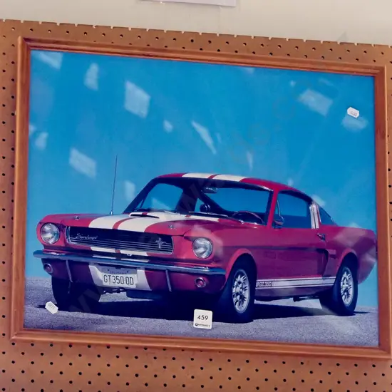 framed photo print - Ford Mustang