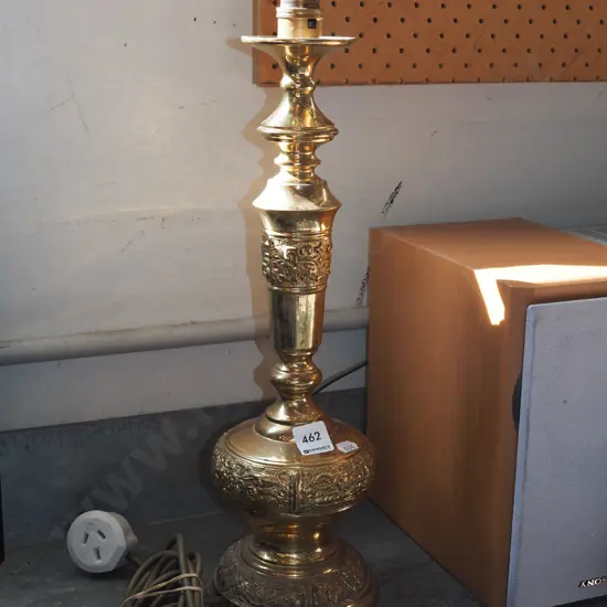 brass based table lamp base H260