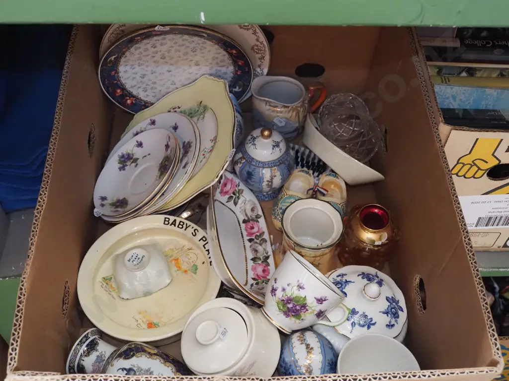 box; cups, babies plate, clogs etc Image 1++
