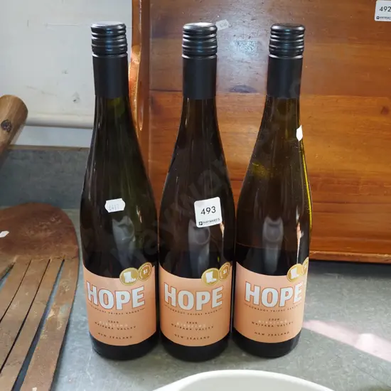 3x bottles of Hope 2020 riesling