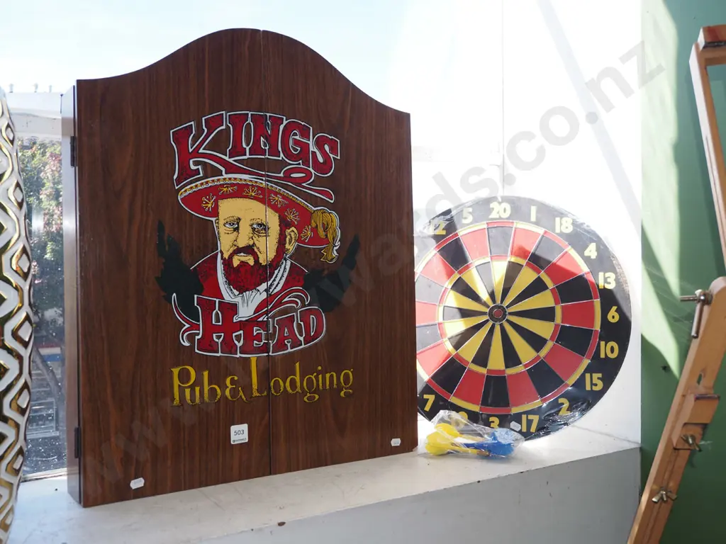 dart board cupboard dart board and darts Image 1++