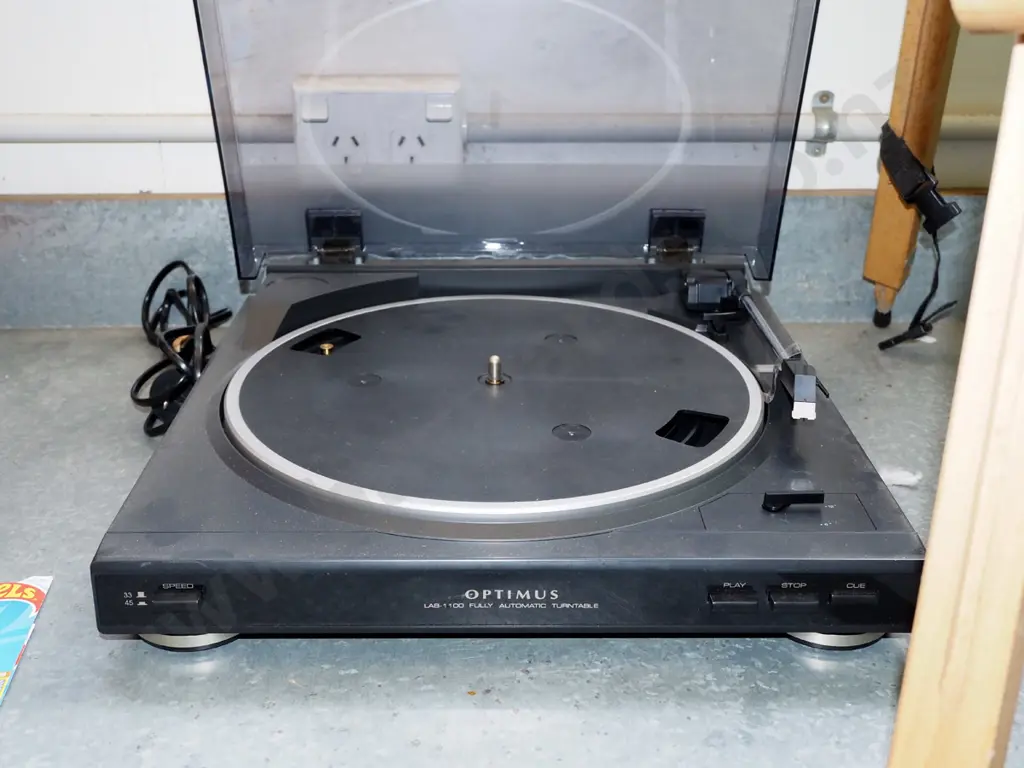Optimus turntable - missing platter mat Image 1++