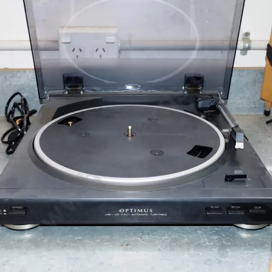 Optimus turntable - missing platter mat