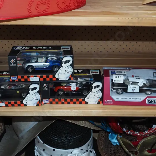 4x diecast model vehicles