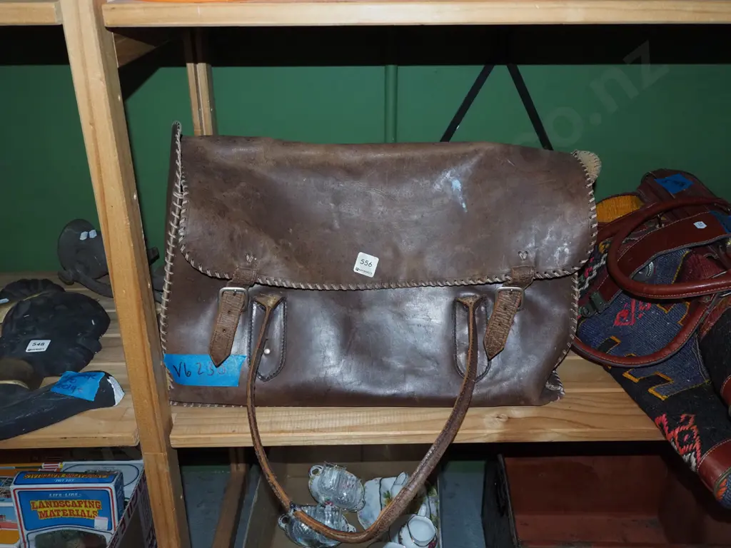 leather satchel Image 1++