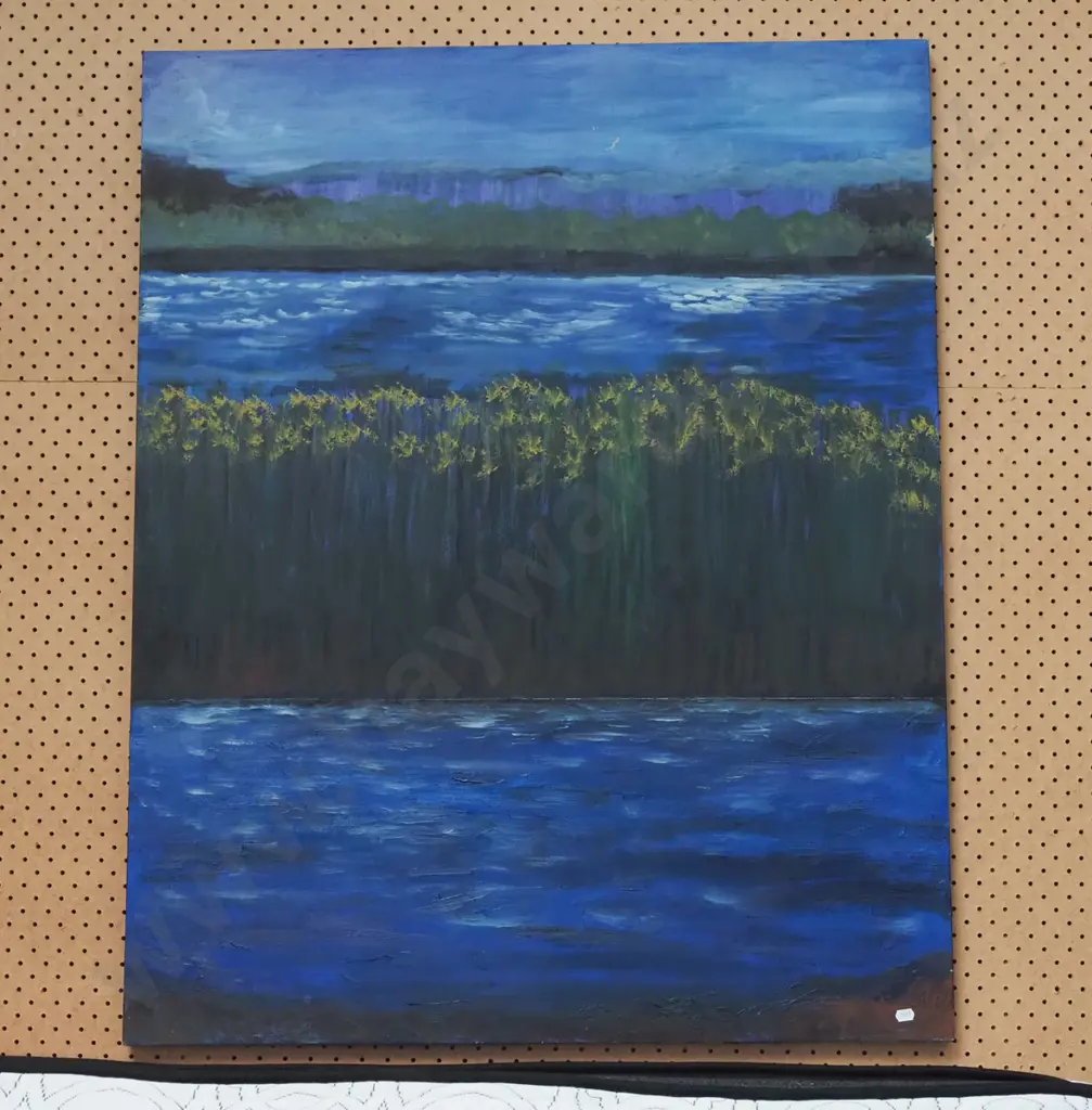 oil on board - wetlands Image 1++