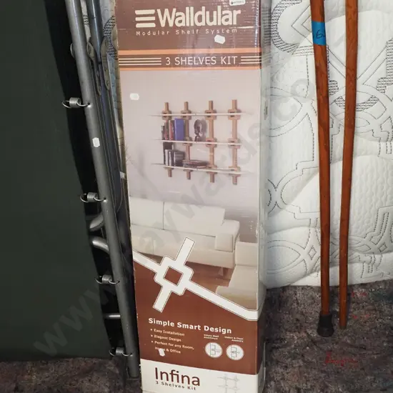 Walldular modular shelving system