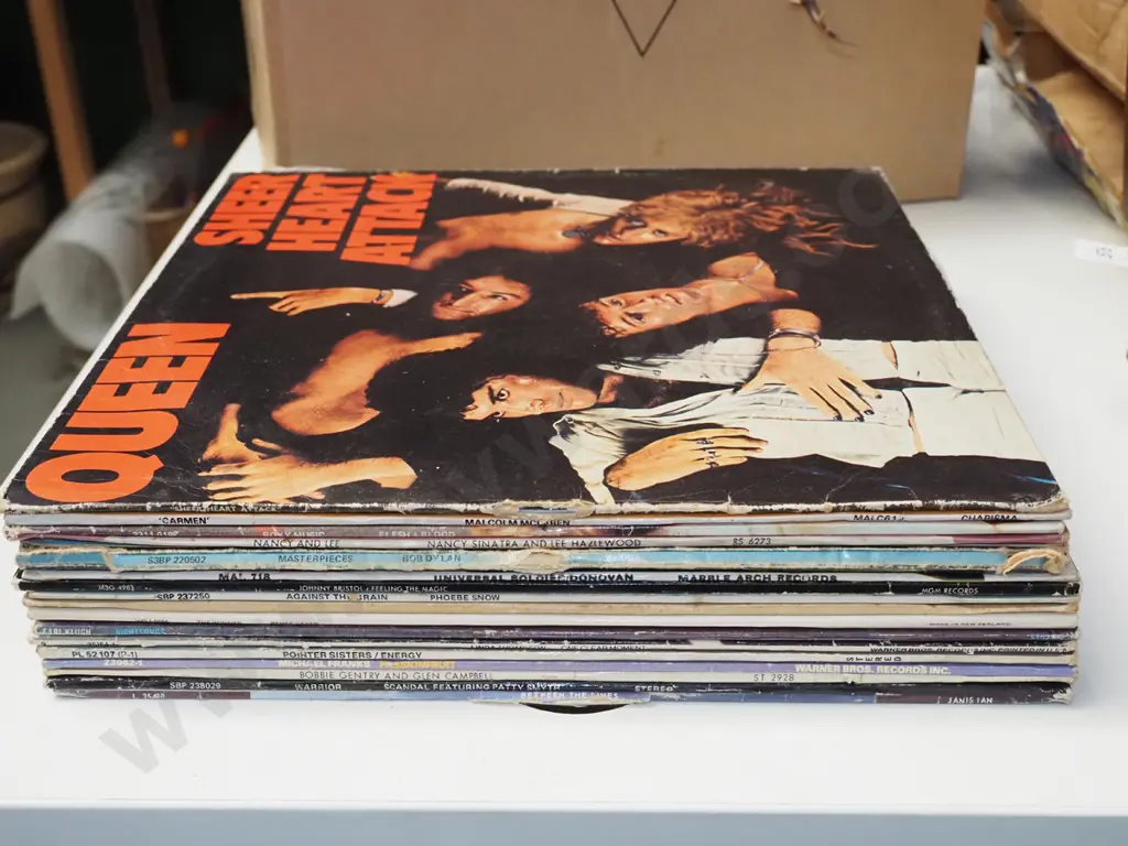 LPs; Queen, Roxie Music, Bob Dylan etc Image 1++