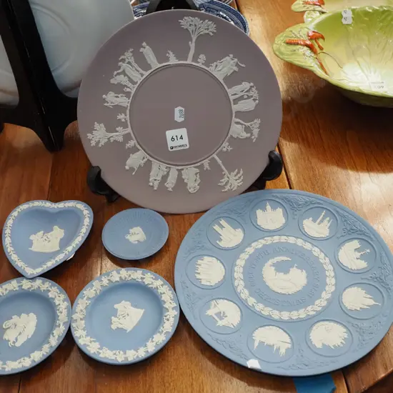 6x Wedgwood jasperware