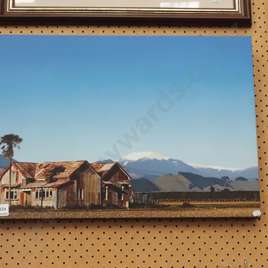 photo print on boxed canvas - farmhouse